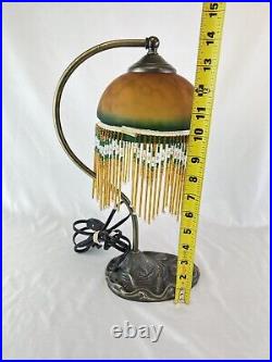14 Art Deco Table UL Listed Portable Lamp E161499 Vintage Antique Glass Shade