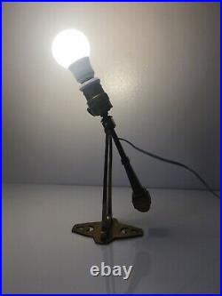 1930s Art Deco Brass Wall or Table Lamp Ceiling Light Vintage Floating