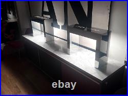 1 Milo Baughman Kovacs Chrome Side Table Desk Floor Lamp Vtg Mcm Sonneman Evans