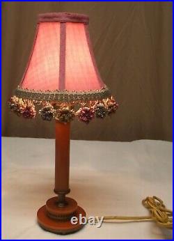 Antique Catalin Lamp Vtg Light Art Deco Butterscotch Switch Restored USA #B98