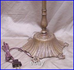 Antique Floor Lamp Tree Cast Iron Beautiful Vtg Art Deco Light Rewired USA #S67