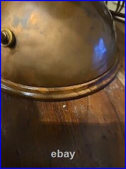 Antique / Vintage Art Deco Era Copper Table Lamp