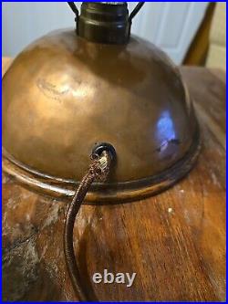 Antique / Vintage Art Deco Era Copper Table Lamp