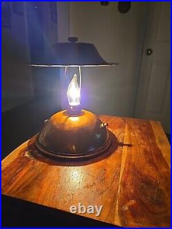 Antique / Vintage Art Deco Era Copper Table Lamp