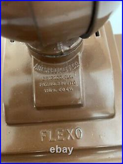 Art Specialty Co Flexo Weighted Magnifying Table Top Lamp, Amazing Vintage Retro