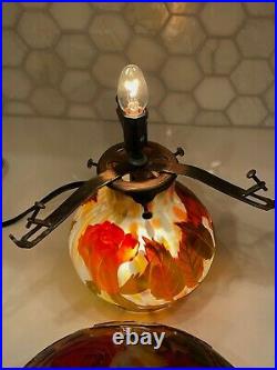 Emile Galle Art Nouveau Table Lamp