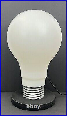Mid Century Blow Mold Light Bulb GIANT Pop Art Mod Lamp Fantasia Vtg 22in