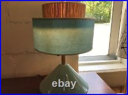 Mid Century Modern Vintage Style Tier Fiberglass Lamp Shade Atomic Retro