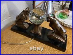 Original Vintage Art Deco Sculptural Lamp