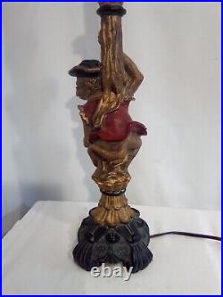 Rare Vintage Monkey 33 Lamp Working Art Deco No Shade