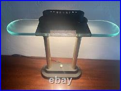 Sonneman for George Kovacs Post Modern Halogen Desk Table Lamp VTG 80s Art Deco