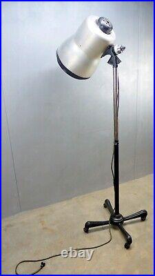 Steampunk VTG Industrial ART DECO Hair DRYER Black Floor OLD Salon LOFT Lamp