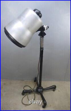 Steampunk VTG Industrial ART DECO Hair DRYER Black Floor OLD Salon LOFT Lamp