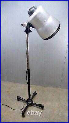 Steampunk VTG Industrial ART DECO Hair DRYER Black Floor OLD Salon LOFT Lamp