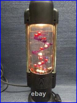 VTG 90s Kenart Spiral Ball Water Lamp Black Light Up Model KL-108 Tested Works