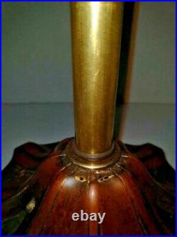 VTG Art Deco Nouveau Arts & Craft Copper & Brass Table Lamp Base 1900-1940