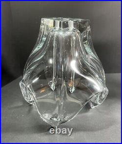 VTG Cofrac Art Verrier Cryatal Table Lamp France GORGEOUS