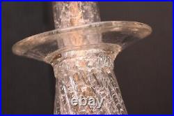 VTG Murano Lamp Rugiadoso Art Glass Hollywood Regency Barovier & Toso Italian