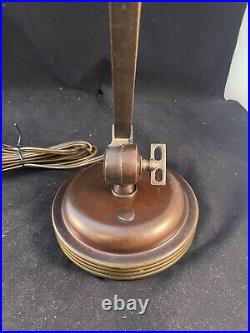 Vintage 1930-40s Antique Brass Adjustable Lamp