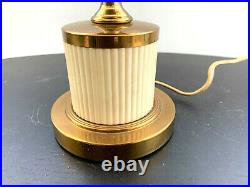 Vintage 1930s Art Deco Bakelite Lamp Chase Brass Copper ORIGINAL CORD