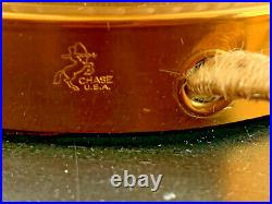 Vintage 1930s Art Deco Bakelite Lamp Chase Brass Copper ORIGINAL CORD