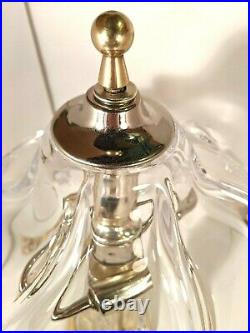 Vintage 1960's French Cofrac Art Verrier Crystal Table Lamp