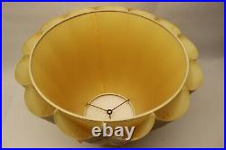 Vintage 1960s MidCentury Avocado Green Globe Glass Table Lamp 26h Dia 15