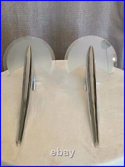 Vintage 1980 Duo Lamp Fontana Arte Space Age UFO