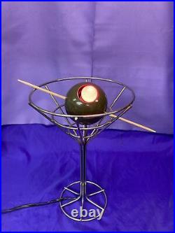 Vintage 1993 DAVID KRYS 14.5 Bar Light Lamp Pop Art Martini Glass Olive MINTY