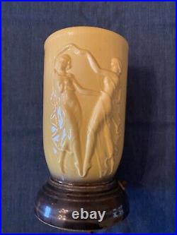 Vintage Aladdin Dancing Ladies Urn Lamp, Art Deco