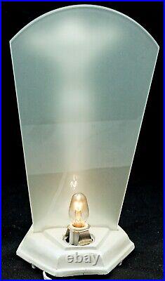 Vintage Art Deco Frankart Era Nude Lady Figurine Accent Lamp