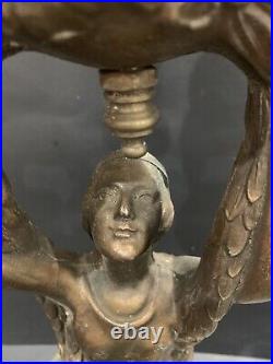 Vintage Art Deco Goddess Lamp
