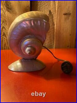 Vintage Art Deco Nouveau Nautilus Seashell Sea Shell Figural Lamp Parts