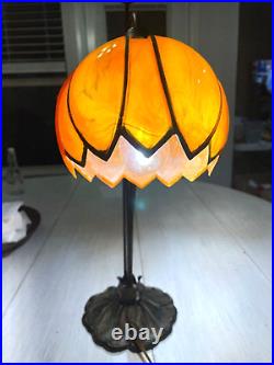 Vintage Art Nouveau Style L & L WMC Tulip Table Lamp
