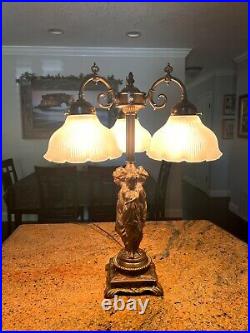 Vintage Art Nouveau The Three Graces Figural Lady Lamp Vintage