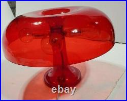 Vintage Artemide Nessino Table Lamp RED Modern Design Art Moderne