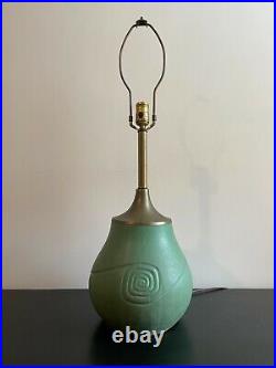 Vintage Arts & Crafts Table Lamp Rare Hampshire Art Pottery Base