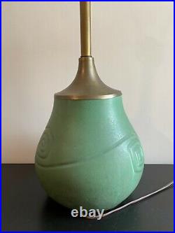 Vintage Arts & Crafts Table Lamp Rare Hampshire Art Pottery Base
