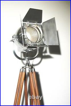 Vintage British Strand Theatre Lamp Antique Art Deco Strand Film Light Tripod