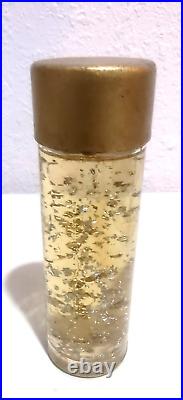 Vintage Florence Art Co Astro Lite Gold Liquid Silver Flakes Glitter Lava Lamp
