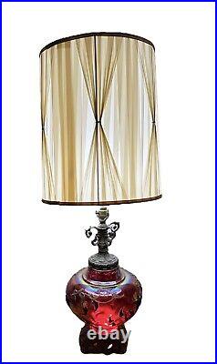 Vintage Hollywood Regency Lamps With Shades MCM