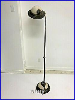 Vintage INDUSTRIAL FLOOR LAMP art deco UV RAY LIGHT metal adjustable 40s medical