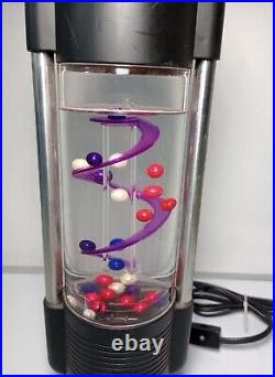 Vintage Ken Art Spiral Ball Water Lamp Model KL-108 80s Lava FULLY TESTED WORKS