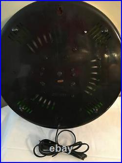 Vintage Light Up Motion Moving Waterfall Wall Electric Picture Clock -Read