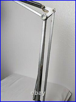 Vintage MCM Dazor Articulated Lamp Adjusta-Poise Model 5000 Art Deco Atomic Gray