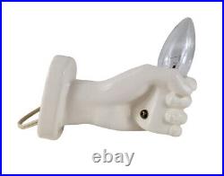 Vintage MCM Nancy Funk Pop Art Pottery Left Hand Fist Sculpture Wall Lamp Light