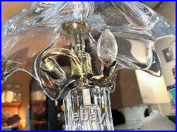 Vintage MMC French Cofrac Art Verrier Crystal Table Lamp 19