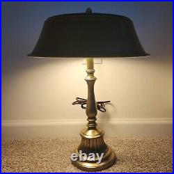 Vintage Mid-Century Chilo Honi Brass Lamp Italy Original 2-way Light 17H