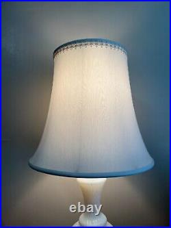 Vintage Murano Fornasa de Mvran A L'Insecna Del Moreto Art Milk Glass Table Lamp