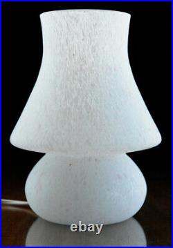 Vintage Murano Italian Art Glass MUSHROOM TABLE LAMP Mid-Century Modern